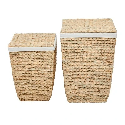 Set Of 2 Traditional Sea Grass Storage Baskets - Olivia & May 2 Set Of 2 Traditional Sea Grass Storage Baskets - Olivia & May - Image 2