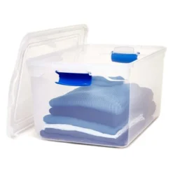 Homz 66 Qt Clear Storage Organizing Container Bin With Latching Lids -IRIS Storage Deals Store GUEST 2205837e abcf 4955 8f63 b398c5425050