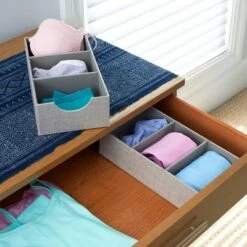 Household Essentials Set Of 2 3-Section Hardside Trays Silver -IRIS Storage Deals Store GUEST 2377d77f aba4 4e1b a757 e77234f986ac