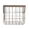 Patina Metal Basket - Foreside Home & Garden