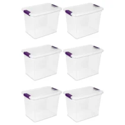 Sterilite 27 Quart ClearView Clear Plastic Stacking Storage Container -IRIS Storage Deals Store GUEST 24e65de0 5a89 4534 9822 a5340a4e5343
