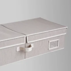 WeThinkStorage 30" X 12" X 6.5" Foldable Under Bed Organizer With Double Folding -IRIS Storage Deals Store GUEST 2507cd53 8199 4a58 875d e84caf641731