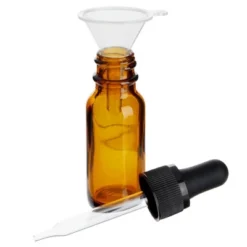 Juvale 48 Pack Of 0.5oz Amber Glass Bottle With Dropper Dispenser And 6 Funnels For Essential Oils, Travel, Perfumes, Liquids, 54 Total Pieces, 15ml -IRIS Storage Deals Store GUEST 269522f7 f72c 4f1e 8d60 b18531098cf8