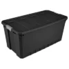 Sterilite Storage System Solution With 50 Gallon Heavy Duty Stackable Storage Box Container Totes With Grey Latching Lid For Home Organization