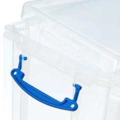 Really Useful Box 19 Liter Plastic Stackable Storage Container W/ Snap Lid & Built-In Clip Lock Handles For Home & Office Organization, Clear (2 Pack) -IRIS Storage Deals Store GUEST 2976824d 0104 4bbf b4b8 df5ffac904b7 2