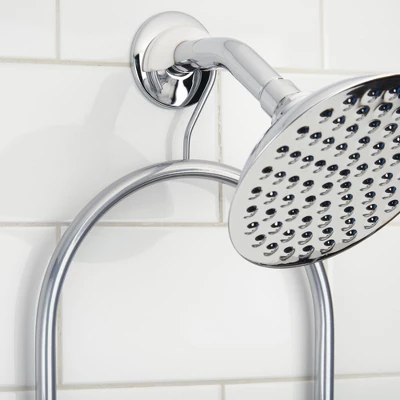 MDesign Metal Large Bath Tub & Shower Caddy, Hanging Storage Organizer 4 MDesign Metal Large Bath Tub & Shower Caddy, Hanging Storage Organizer - Image 4