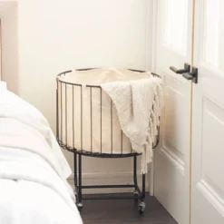 26 X 19 Contemporary Metal Storage Cart Off White - Olivia & May -IRIS Storage Deals Store GUEST 2ac8c357 dce3 46e7 9ac2 8627539c46c3