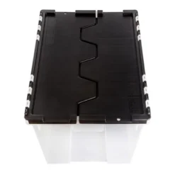 Greenmade 675374 Flip Top Large Capacity Clear Plastic Storage Container W/ Attached Interlocking Lid For Household Organization & Management, 2 Pack -IRIS Storage Deals Store GUEST 2b1adc37 3de7 4307 b641 e737dd36a7d7