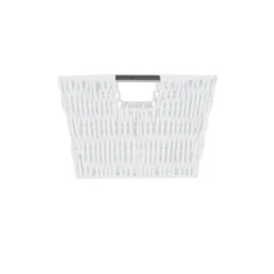 Simplify 3pc Rattan Tote Set With Sterling Silver Handles White -IRIS Storage Deals Store GUEST 2b95cac0 c3a2 4ab8 a115 03227d61128a