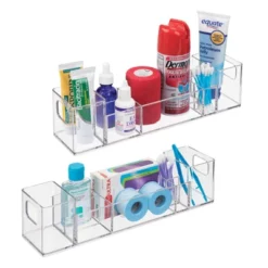 MDesign Polyester Spa Rug For Bathroom, Varied Sizes, Set Of 3 -IRIS Storage Deals Store GUEST 2bf2be97 d663 40cf ad3e 829618b57afd