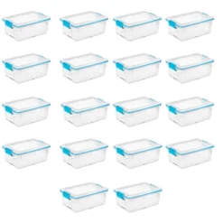 Sterilite Multipurpose 12 Quart Plastic Storage Container Tote Box With Secure Gasket Sealed Latching Lids For Home And Office Organization -IRIS Storage Deals Store GUEST 2c1c9046 9872 48e5 bac8 6a996e12f47e