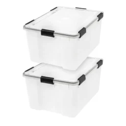 IRIS USA WEATHERPRO Airtight Plastic Storage Bin With Lid And Seal And Secure Latching Buckles -IRIS Storage Deals Store GUEST 2d571e61 896b 4d50 9a53 7ee5e558cb68