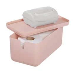 Cade Lidded Storage Bin Blush - IDESIGN 11 Cade Lidded Storage Bin Blush - IDESIGN -IRIS Storage Deals Store GUEST 2e1fc6a2 219d 483f be0d 6b3025f8c554