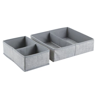 MDesign Fabric Dresser Drawer/Closet Storage Organizer, Set Of 12 4 MDesign Fabric Dresser Drawer/Closet Storage Organizer, Set Of 12 - Image 4