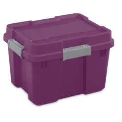 Sterilite 18319Y04 20 Gallon Heavy Duty Plastic Storage Container Box With Lid And Latches -IRIS Storage Deals Store GUEST 2e4e7b22 dd0f 4744 9361 a1a7d3212861