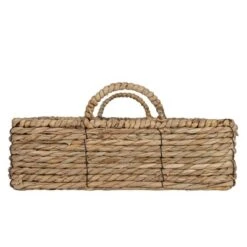 Brown Woven Seagrass & Metal Tray By Foreside Home & Garden -IRIS Storage Deals Store GUEST 2eb64296 c218 4cfc a022 7757f3f55fd7