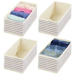 MDesign Soft Fabric Dresser Drawer And Closet Storage Organizer, 4 Pack 18 MDesign Soft Fabric Dresser Drawer And Closet Storage Organizer, 4 Pack -IRIS Storage Deals Store GUEST 2ec0ff5f 2d7e 42de be5f 192e9e017169