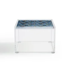 Marni Love And Light Blue Hanukkah 4" X 4" Acrylic Box - Deny Designs -IRIS Storage Deals Store GUEST 2ee9d9a9 9ca0 4b1e 9292 09fbc5b5a527