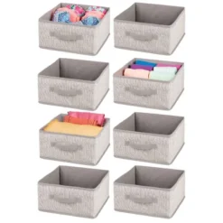 MDesign Fabric Modular Closet Organizer Box For Cube Units, 8 Pack -IRIS Storage Deals Store GUEST 2f758ee0 6041 4b87 be95 2bdfa11901a7