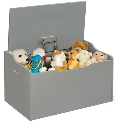 Bench Top Toy Box - Gray 1 Bench Top Toy Box - Gray