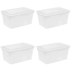 Sterilite 90 Quart Storage Box Container With Clear Base & White Lid -IRIS Storage Deals Store GUEST 3114d8f2 f44b 4661 ad01 0f0ac5c0a35a