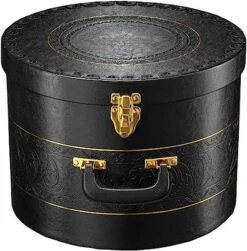 Creative Scents Round Hat Box Container With Gold Locking Lid And Sturdy Handle 16 Creative Scents Round Hat Box Container With Gold Locking Lid And Sturdy Handle -IRIS Storage Deals Store GUEST 31165595 c004 4f41 a125 051213bc5b8a
