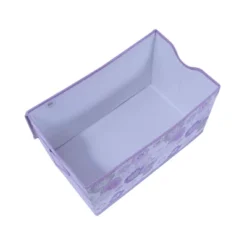 Bacati - Watercolor Floral Purple/Gray Fabric Storage Toy Chest -IRIS Storage Deals Store GUEST 31419279 399c 4144 8713 8382109f3156