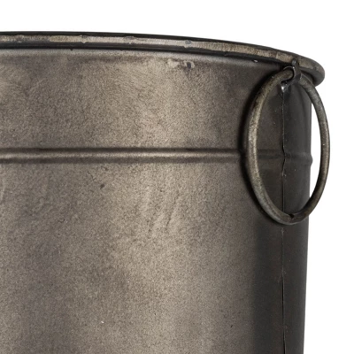 Set Of 2 Cylinder Baskets Bronze Metal - Foreside Home & Garden 2 Set Of 2 Cylinder Baskets Bronze Metal - Foreside Home & Garden - Image 2