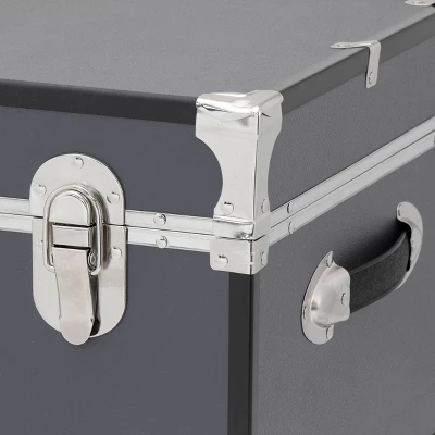 Seward Trunk 30" Paper Line Wheels Gray 3 Seward Trunk 30" Paper Line Wheels Gray - Image 3