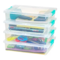 IRIS USA 6qt Modular Plastic Storage Container Latching Box -IRIS Storage Deals Store GUEST 34a7e66d 566d 42b4 9bdb 9f50afa36790