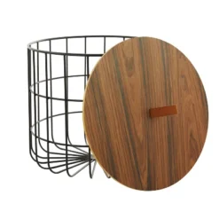 Set Of 2 Metal Storage Baskets Brown - Olivia & May -IRIS Storage Deals Store GUEST 34fe30b9 c850 4747 b4b1 bcf20eec93bb