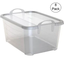 Life Story Clear Stackable Closet Organization & Storage Box, 55 Quart (8 Pack) -IRIS Storage Deals Store GUEST 3528f422 91de 417a 9cad 4079c6ce77c2