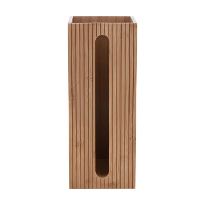 Oslo Square Bamboo Toilet Tissues Reserve Brown - Bath Bliss 4 Oslo Square Bamboo Toilet Tissues Reserve Brown - Bath Bliss - Image 4