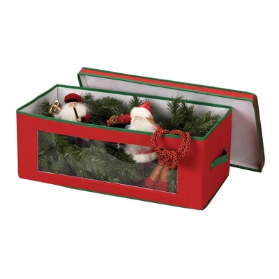 Household Essentials 36 Pocket Ornament Chest Red 6 Household Essentials 36 Pocket Ornament Chest Red - Image 6