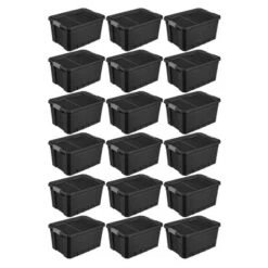 Sterilite Storage System Solution With 19 Gallon Heavy Duty Stackable Storage Box Container Totes With Grey Latching Lid For Home Organization -IRIS Storage Deals Store GUEST 36d56469 a2bb 425d 8ae4 8f51a03f3230