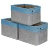 Sorbus Sturdy Collapsible Bins With Dual Handles - 3 Pack