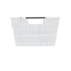 Simplify 3pc Rattan Tote Set With Sterling Silver Handles White -IRIS Storage Deals Store GUEST 37e2b965 fcee 4fb5 a769 60bf439bc5f1