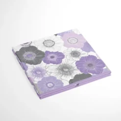 Bacati - Watercolor Floral Purple/Gray Fabric Storage Box/Tote Large -IRIS Storage Deals Store GUEST 37f46cdd 1c76 4553 9570 07128c208bf8