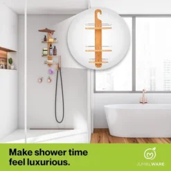 JumblWare Bamboo Shower Caddy, Hanging 3-Tier Shower Organizer 6 JumblWare Bamboo Shower Caddy, Hanging 3-Tier Shower Organizer -IRIS Storage Deals Store GUEST 37f75c8c 8c61 4024 afa7 84bffab88808