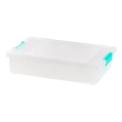 IRIS USA 6qt Modular Plastic Storage Container Latching Box -IRIS Storage Deals Store GUEST 389b6249 d35b 4342 8784 5305d4127087