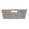Simplify Rattan Tote With Sterling Silver Handles Gray