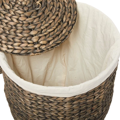 Set Of 2 Sea Grass Storage Baskets Khaki - Olivia & May 3 Set Of 2 Sea Grass Storage Baskets Khaki - Olivia & May - Image 3