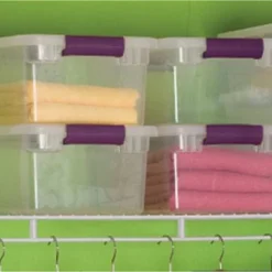 Sterilite 32 Quart Clear View Stacking Storage Tote Container With Latching Lid For Home & Office Organization And Storage Solution -IRIS Storage Deals Store GUEST 39ed8c3e 822c 416e ae64 ffb4741cf5a3