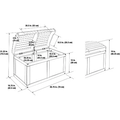 Badger Basket Hardwood Barrel Top Toy Chest 7 Badger Basket Hardwood Barrel Top Toy Chest - Image 7