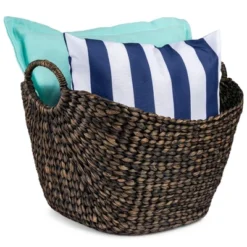 Best Choice Products Portable Large Hand Woven Wicker Braided Storage Laundry Basket Organizer W/ Handles 15 Best Choice Products Portable Large Hand Woven Wicker Braided Storage Laundry Basket Organizer W/ Handles -IRIS Storage Deals Store GUEST 3a4470b0 2f80 469c a031 53628f4fe49f