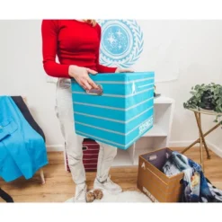 Ukonic Star Trek: The Next Generation 13-Inch Storage Bin Cube Organizers | Set Of 3 -IRIS Storage Deals Store GUEST 3a561465 1b62 4c71 90f6 83299efed25b