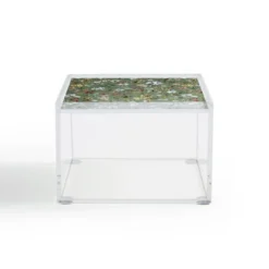 Ninola Design Wild Nature Countryside Green 4" X 4" Acrylic Box - Deny Designs -IRIS Storage Deals Store GUEST 3bec3e82 7fa2 47a7 b288 80cf2ff5669c