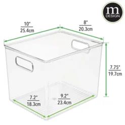 MDesign Plastic Storage Organizer Bin With Handles For Closets -IRIS Storage Deals Store GUEST 3c2f0408 c51a 4a41 8769 498927ec7457