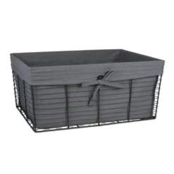 Design Imports Set Of 5 Vintage Gray Wire Liner Baskets Gray 13 Design Imports Set Of 5 Vintage Gray Wire Liner Baskets Gray -IRIS Storage Deals Store GUEST 3ca3c916 cc82 491d 835f 54e33c8809ad