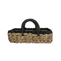 Black Trim Woven Seagrass & Rope Tray By Foreside Home & Garden 10 Black Trim Woven Seagrass & Rope Tray By Foreside Home & Garden -IRIS Storage Deals Store GUEST 3d40cf6f 1512 49d6 a473 6c1e325093a6